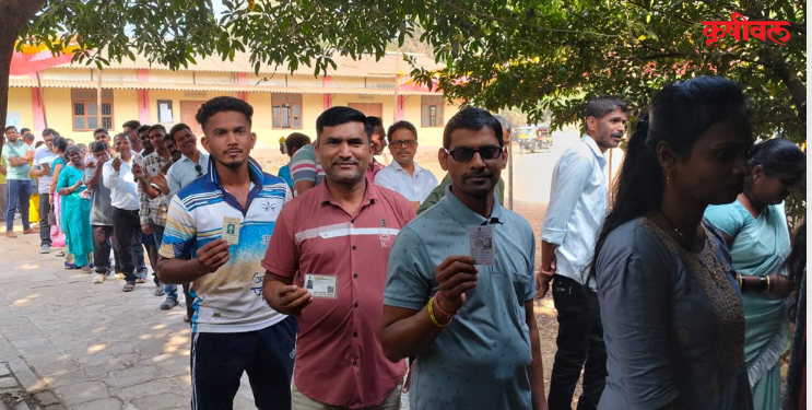 जिल्ह्यात साडेअकरा वाजेपर्यंत 27.52 टक्के मतदान