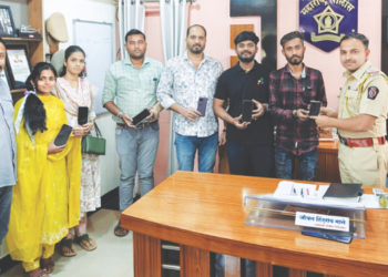 हरवलेले मोबाईल हस्तगत करण्यात यश