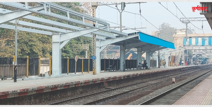 स्थानकातील निवारा शेडचे काम सुरु