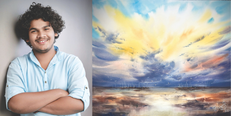 युवा चित्रकाराची आंतरराष्ट्रीय भरारी