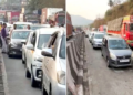 मुंबई-पुणे द्रुतगती मार्गावर पुन्हा वाहतूक कोंडी