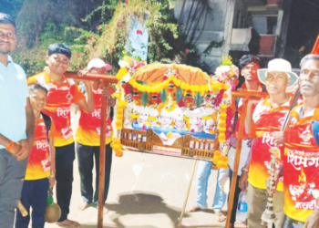 साखरी-मंडणगडची पालखी हरिहरेश्वरमध्ये दाखल