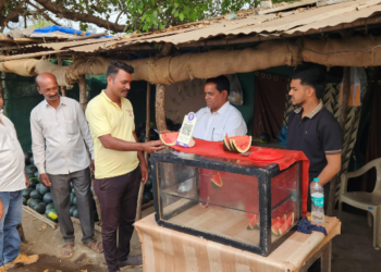 उन्हाच्या काहिलीत कलिंगडाचा आधार