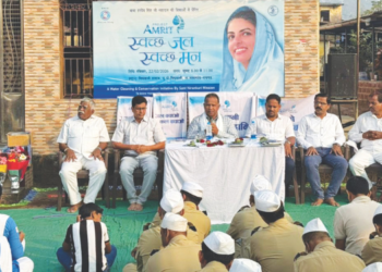 विघवलीत स्वच्छता अभियान उत्साहात