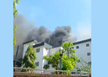 महाड एमआयडीसी मधील एम्बायो कंपनीत आग