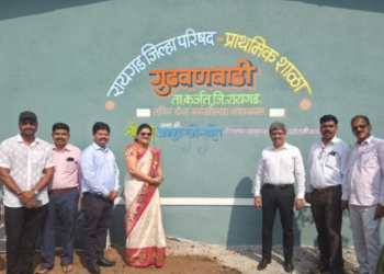 राजिप गुढवणवाडी शाळेच्या नवीन वर्ग खोल्यांचे लोकार्पण