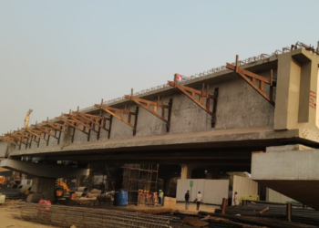 कळंबोली सर्कलवरील उड्डाणपुलाच्या कामाला गती