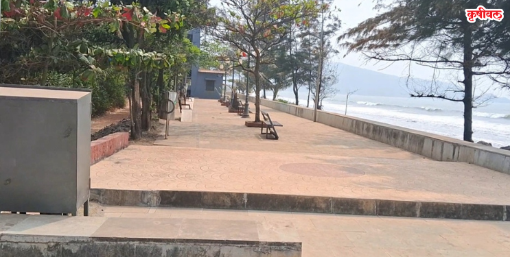 श्रीवर्धन समुद्रकिनाऱ्यावर शुकशुकाट