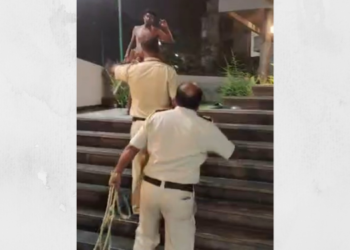 आमदारांच्या घराजवळ कोयता घेऊन दहशत