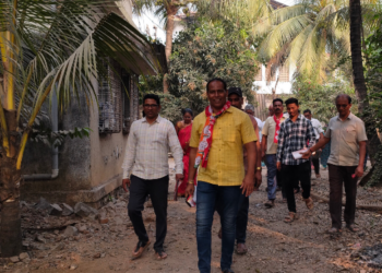 वाडगावमध्ये प्रचाराचा शुभारंभ