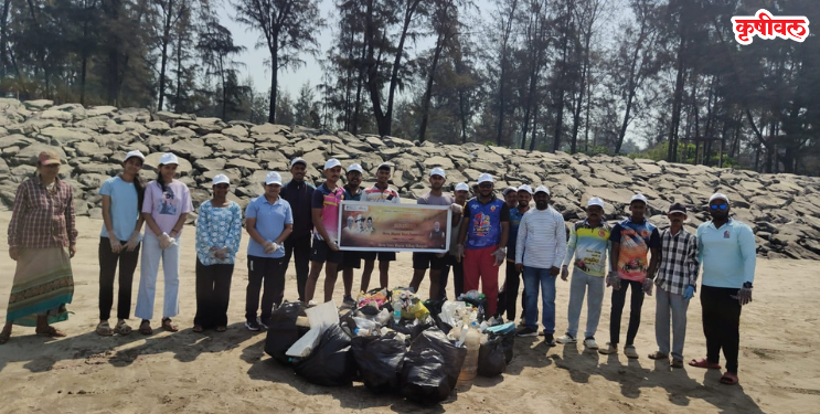 वरसोली समुद्र किनाऱ्याची स्वच्छता