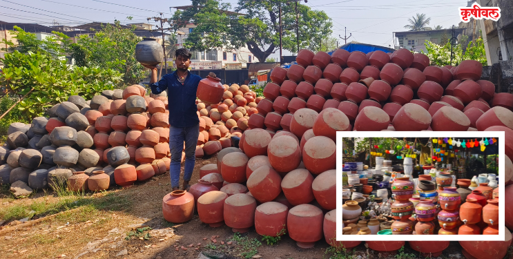 मातीच्या भांड्याची नागरिकांना भुरळ
