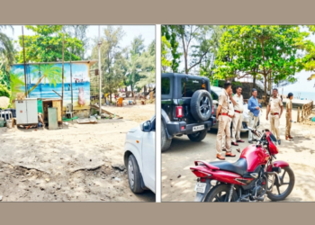 श्रीवर्धन समुद्रकिनारा झाला मोकळा