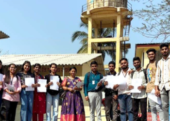 पी.एन.पी. महाविद्यालयातील विद्यार्थ्यांची खंडाळे गावास संशोधनपर भेट