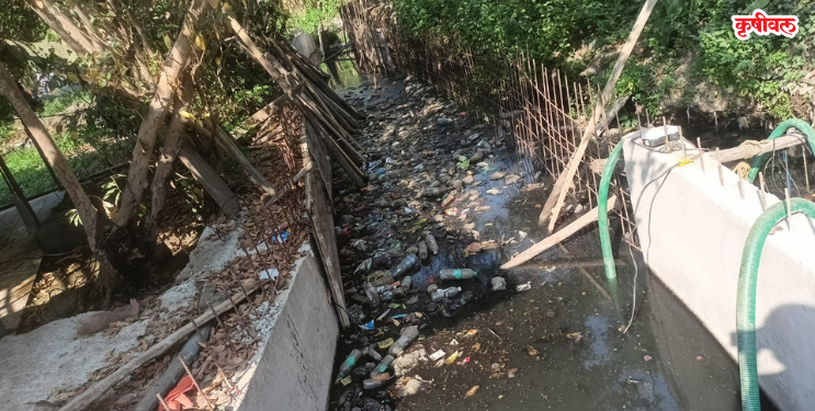 पाली प्रबुद्ध नगरमध्ये मुख्य नाल्याचे काम चार महिन्यांपासून रखडले