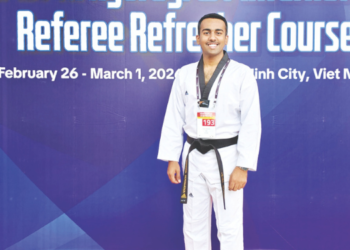 तुषार सिनलकर आंतरराष्ट्रीय तायक्वांदो पंच म्हणून चमकले