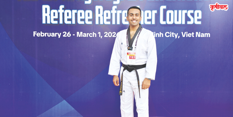 तुषार सिनलकर आंतरराष्ट्रीय तायक्वांदो पंच म्हणून चमकले