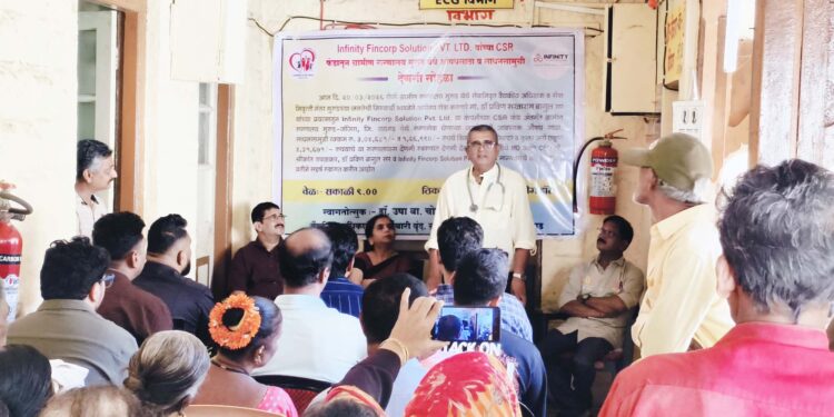 मुरुड ग्रामीण रुग्णालयाला औषधे वाटप