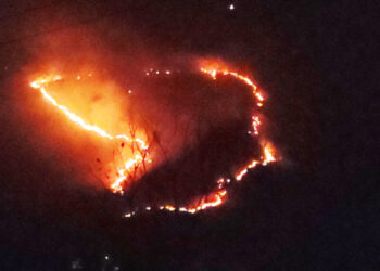 माथेरान डोंगर आगीच्या भक्षस्थानी