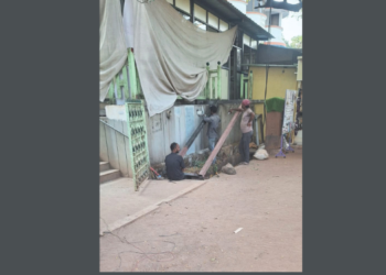 बोहरी समाज हॉलसमोर अतिक्रमण