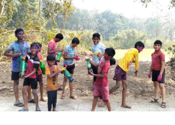 जिल्ह्यात रंगांची उधळण