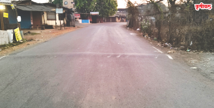 गतिरोधकांवर पट्ट्या नसल्यामुळे नुकसान