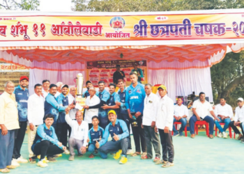 नागोठणे संघ प्रथम क्रमांकाचा मानकरी