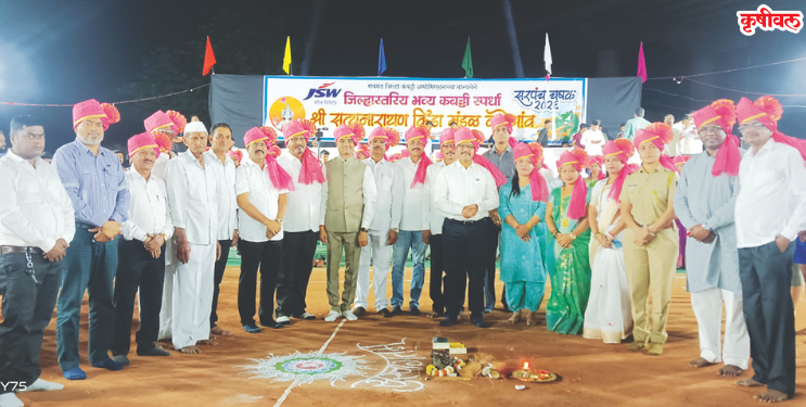 कबड्डी स्पर्धेत वरसुआई वाशी विजेता