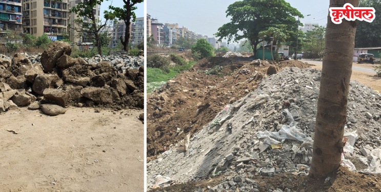 नाल्यात भराव, पुराचा धोका