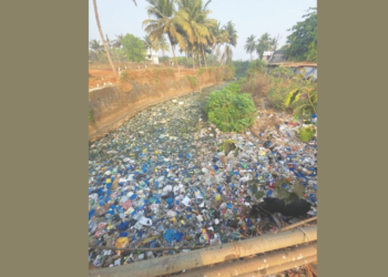 गणपती विसर्जन घाटाची दुरावस्था