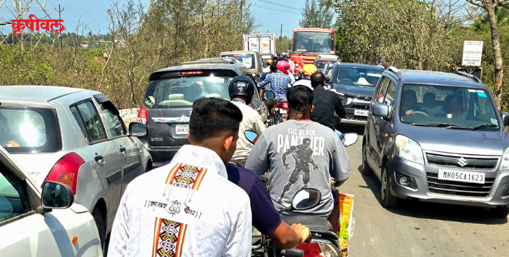 वाहतूक कोंडीने प्रवासी त्रस्त