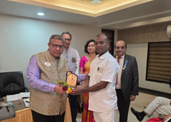 लायन्स क्लब महाडतर्फे अनिल चव्हाण यांचा सन्मान