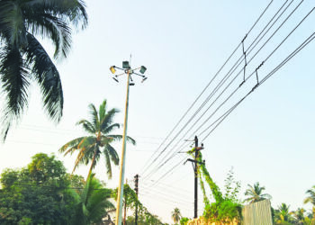 श्रीवर्धनमध्ये पथदिव्यांचा गोंधळ