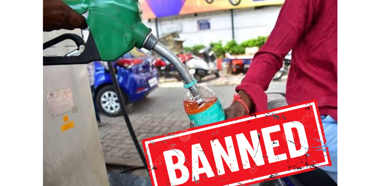 बाटलीतून पेट्रोल, डिझेल विक्रीवर बंदी