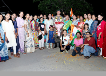 रोहन तटकरेंचे जल्लोषात स्वागत