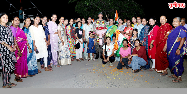 रोहन तटकरेंचे जल्लोषात स्वागत