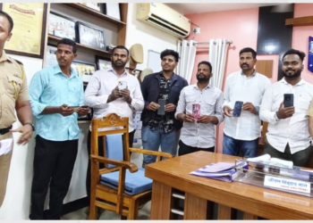 हरवलेले मोबाईल मूळ मालकांस परत