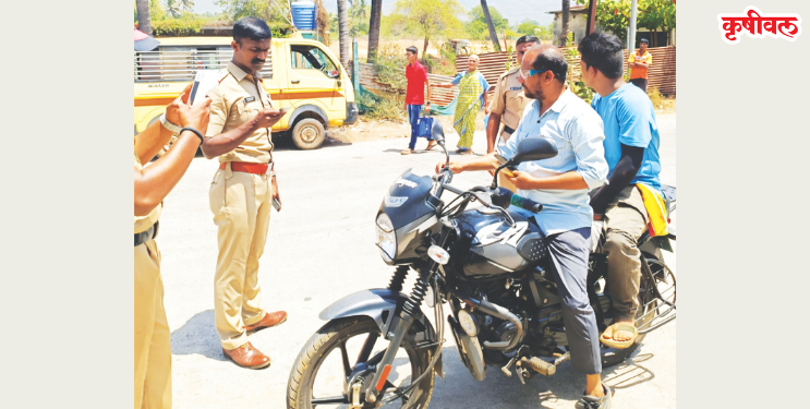 श्रीवर्धन तालुक्यात दुचाकीस्वारांना हेल्मेट सक्ती