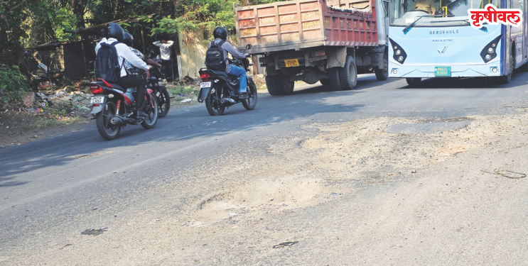 उरणमधील रस्ते मृत्यूचे सापळे