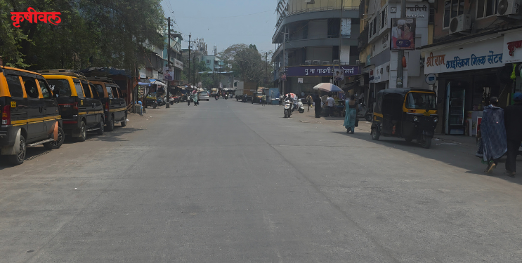 उरणमधील रस्त्यांवर शुकशुकाट