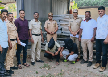 लाखोंच्या ॲल्युमिनियम प्लेट्स चोरणाऱ्या दोघांना बेड्या