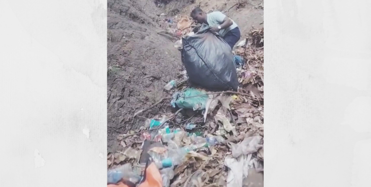 माथेरानमध्ये पर्यावरणप्रेमींकडून ट्रॅक्टरभर कचऱ्याचे संकलन