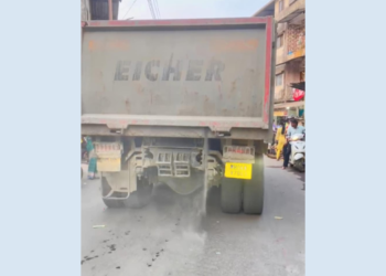 पालीत ओव्हरलोड डंपरमुळे नागरिक त्रस्त