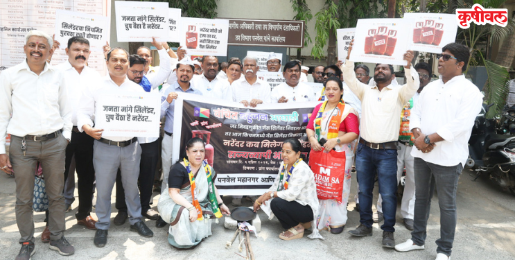 गॅस दरवाढी विरोधात वंचितचे आंदोलन