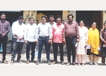 मुरुडमध्ये सरकारी कर्मचाऱ्यांचे आंदोलन