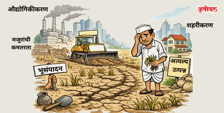 भातशेतीला उतरती कळा