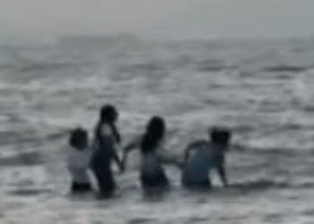 पिरवाडी किनाऱ्यावर पाच पर्यटकांची मृत्यूशी झुंज