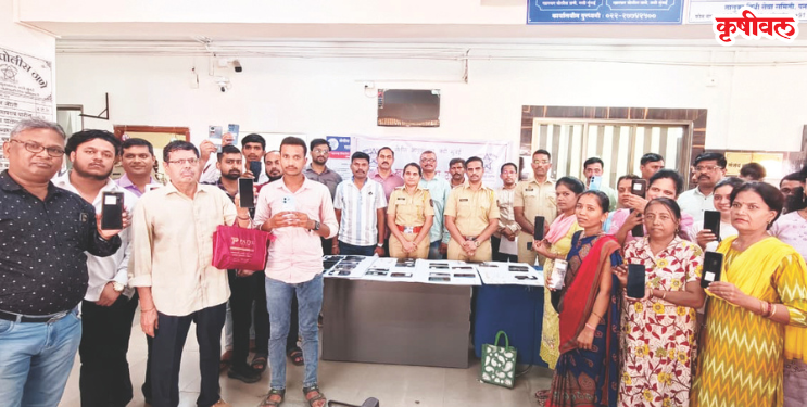 खारघर पोलिसांकडून हस्तगत मुद्देमाल परत