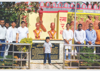 नेरळमध्ये हुतात्म्यांना अभिवादन