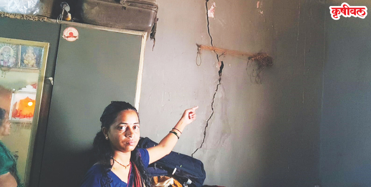 टाटा पॉवर प्रकल्पामुळे घरांना तडे